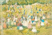 Maurice Prendergast May Day Central Park France oil painting artist